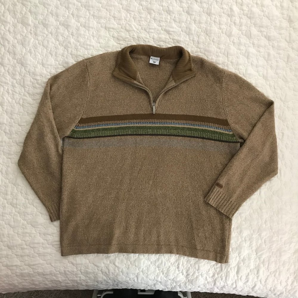 Columbia Sportswear XL Long Sleeve 1/4 zip Sweater